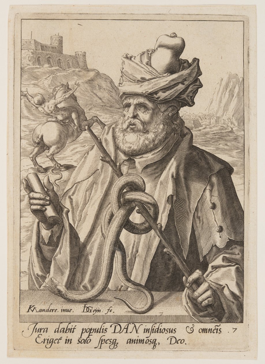 ヤコブの12人の息子』よりダン 作： Jacques de Gheyn II
