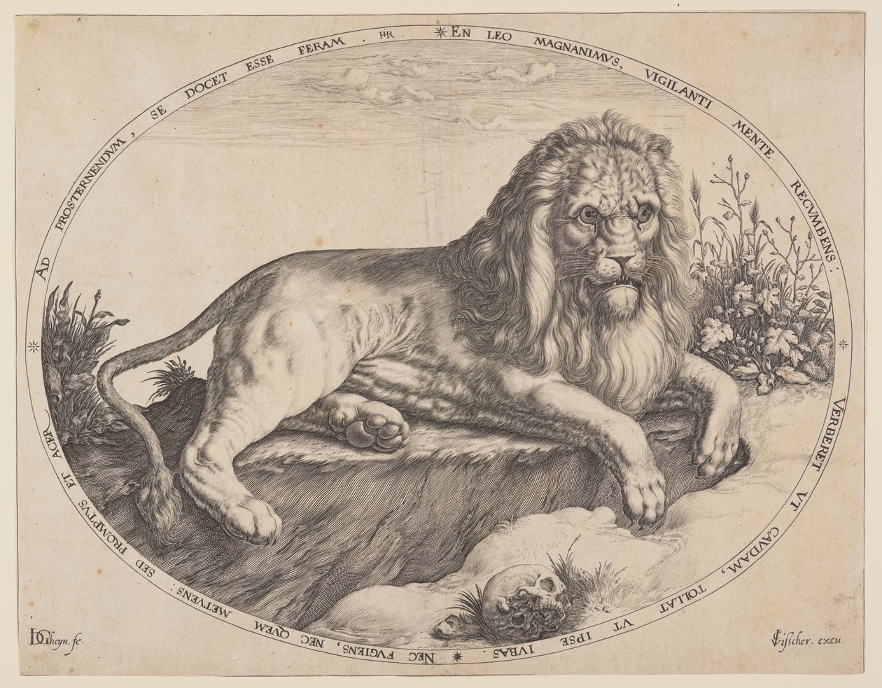 Den Grooten Leeuw（偉大なるライオン）。 作： Jacques de Gheyn II