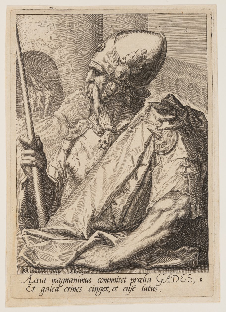 ガド、『ヤコブの十二人の息子』より 作： Jacques de Gheyn II