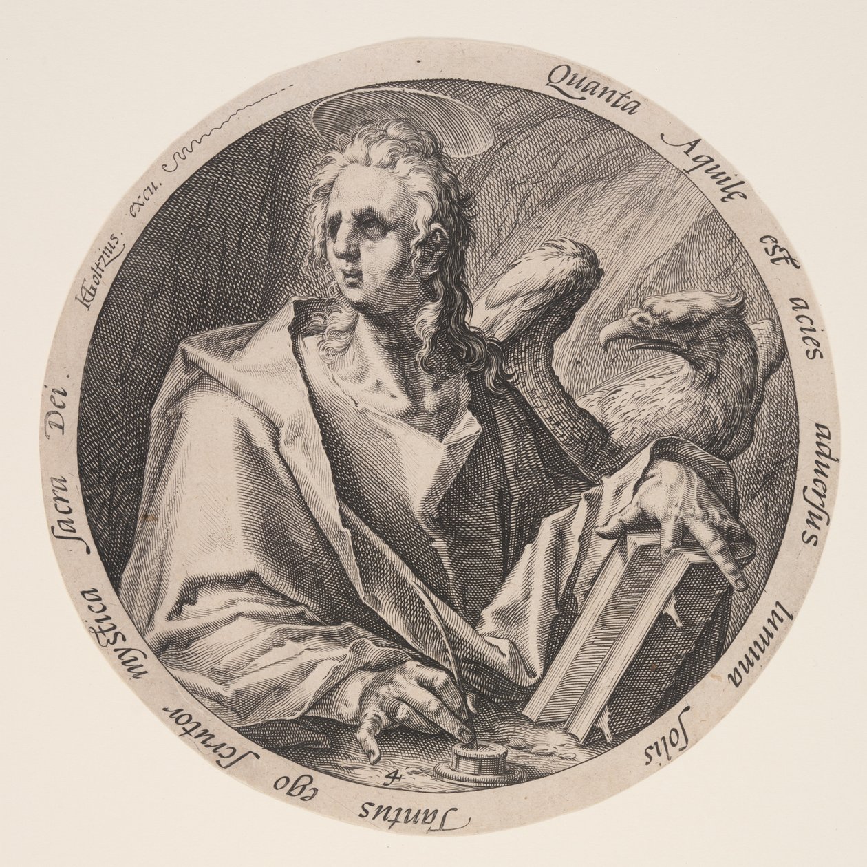 ヨハネ、『伝道者たち』より 作： Jacques de Gheyn II
