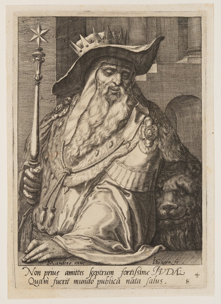 ユダ、『ヤコブの12人の息子』より 作： Jacques de Gheyn II