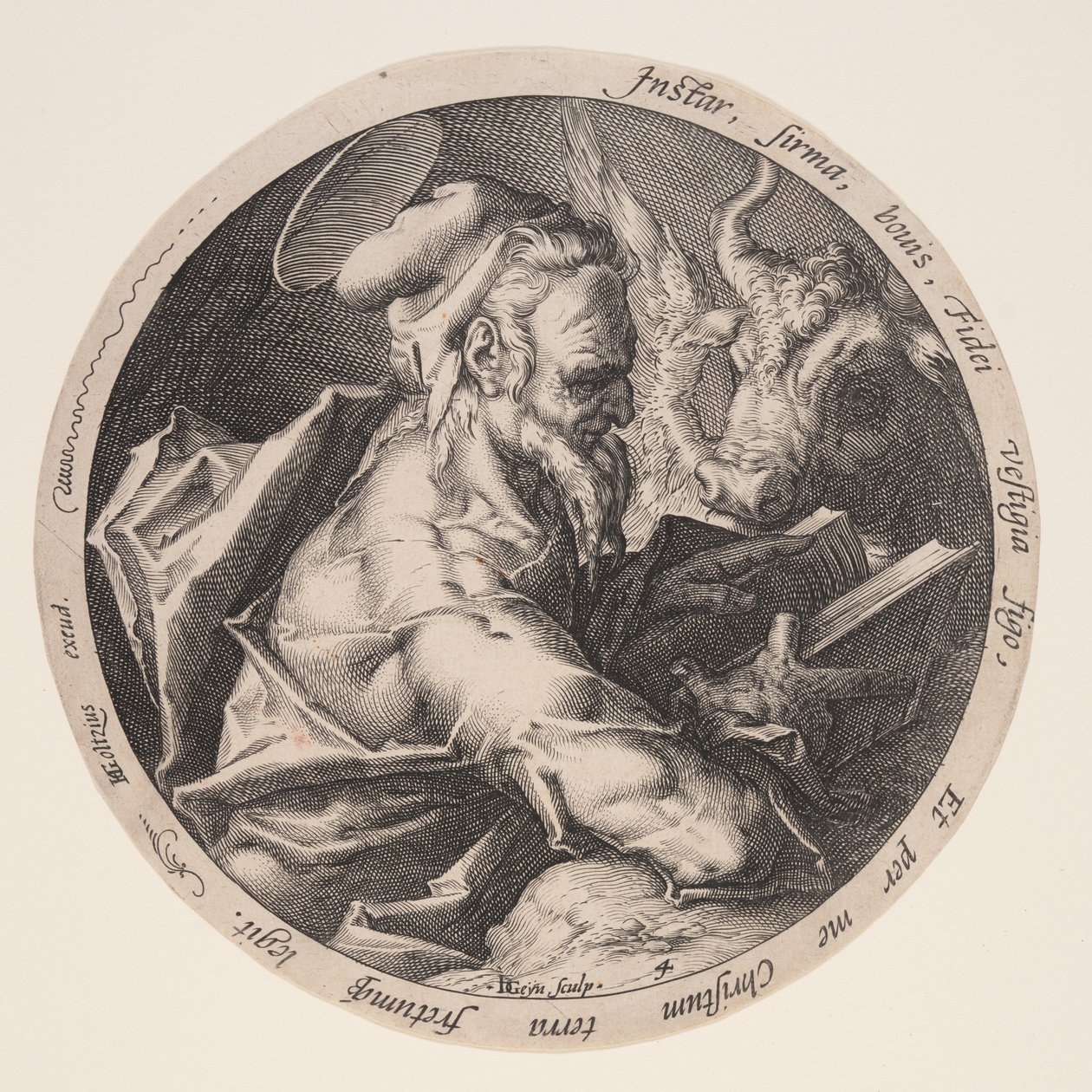 ルカ、『伝道者たち』より 作： Jacques de Gheyn II