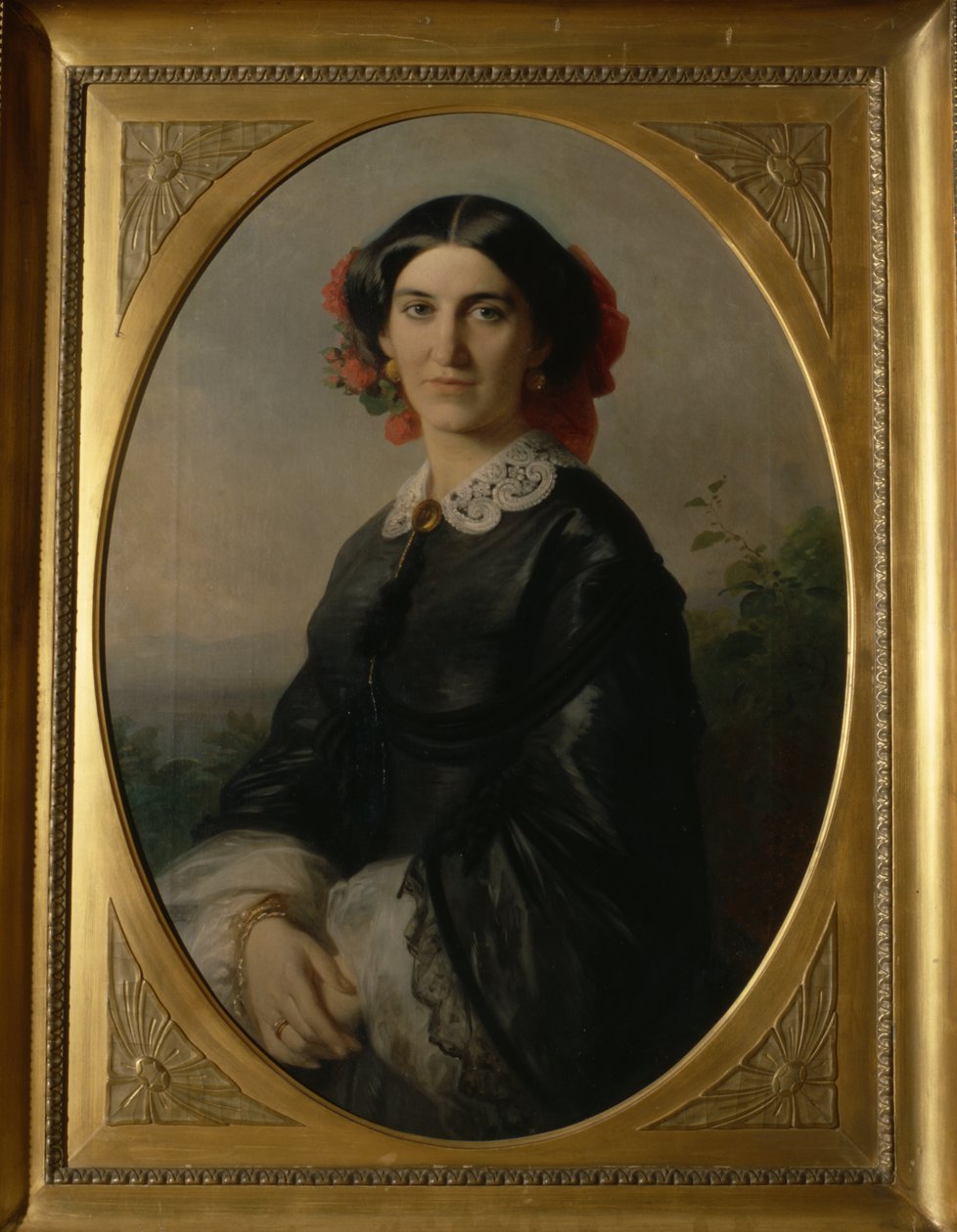 ヨハンナフォンビスマルク王女、1857年 作： ヤコブ・ベッカー