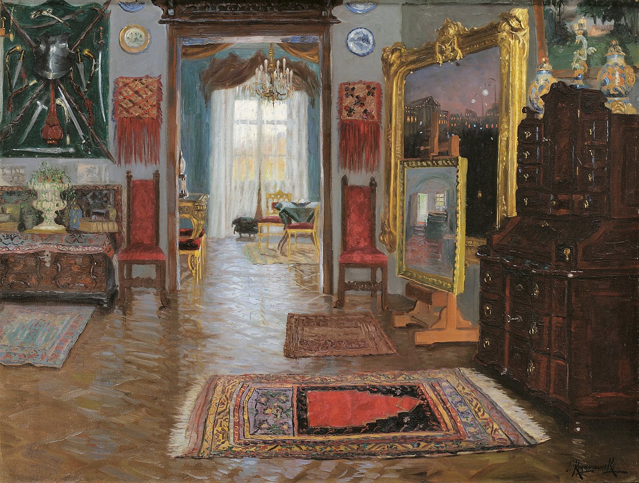 Salon des Kunstlersn英語：アーティストサロン 作： ヤコブ・コガノウスキー
