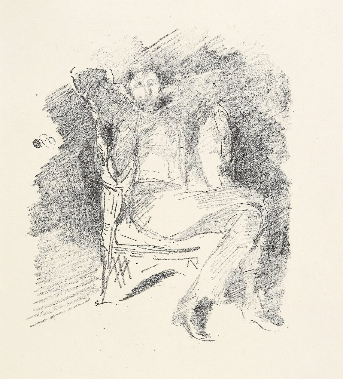 Firelight -Joseph Pennell、No。1、1896 作： ジェームズ・アボット・マクニール・ウィスラー