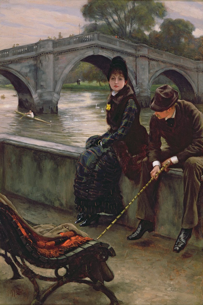 リッチモンド橋、1878年頃 作： ジェームズ・ジャック・ジョセフ・ティソ