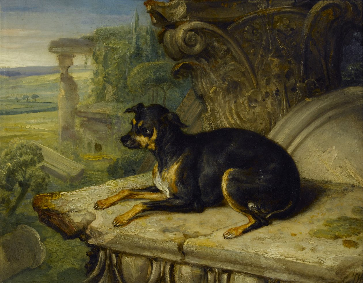 「ファニー」、好きな犬、1822 作： ジェームズワード