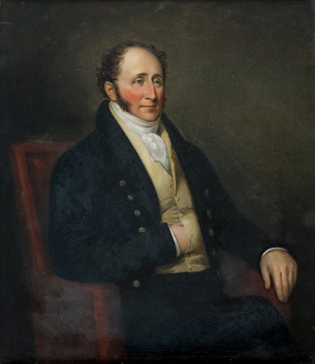 オーランド・ブリッジマンの肖像、その後初代ブラッドフォード伯爵（1762-1825）、1782-1811年頃（紙にパステル） 作： ジェームズ（attr。to）シャープルズ