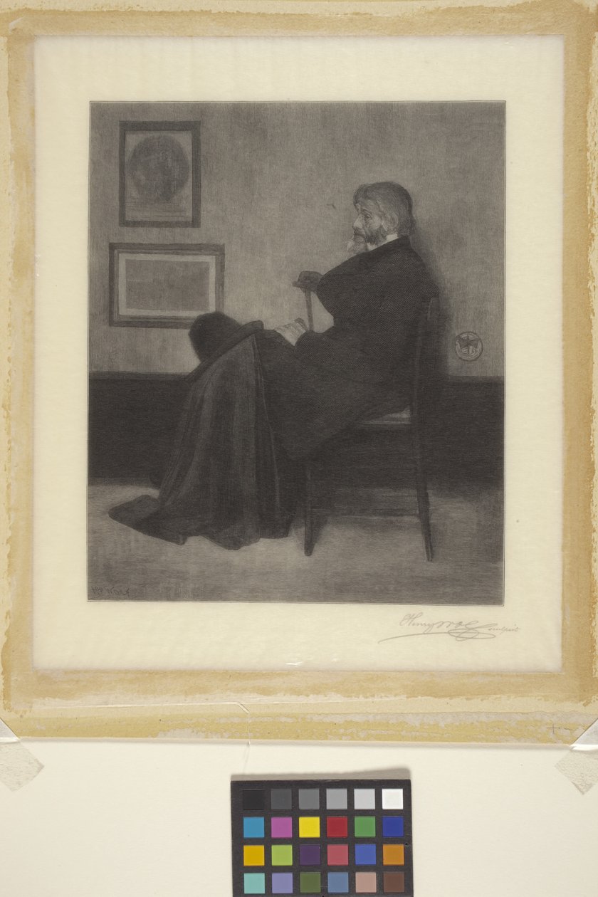 Thomas Carlyle (wood engraving)   1449727   ja       japanese Successfully Translated  Original: View of the Institut de France and the bridge Pont des arts in Paris Drawing by Gustave Fraipont (1849-1923) takes from Saint-Juirss “La seine a travers Paris” 作： James Abbott McNeill (attr.to) Whistler