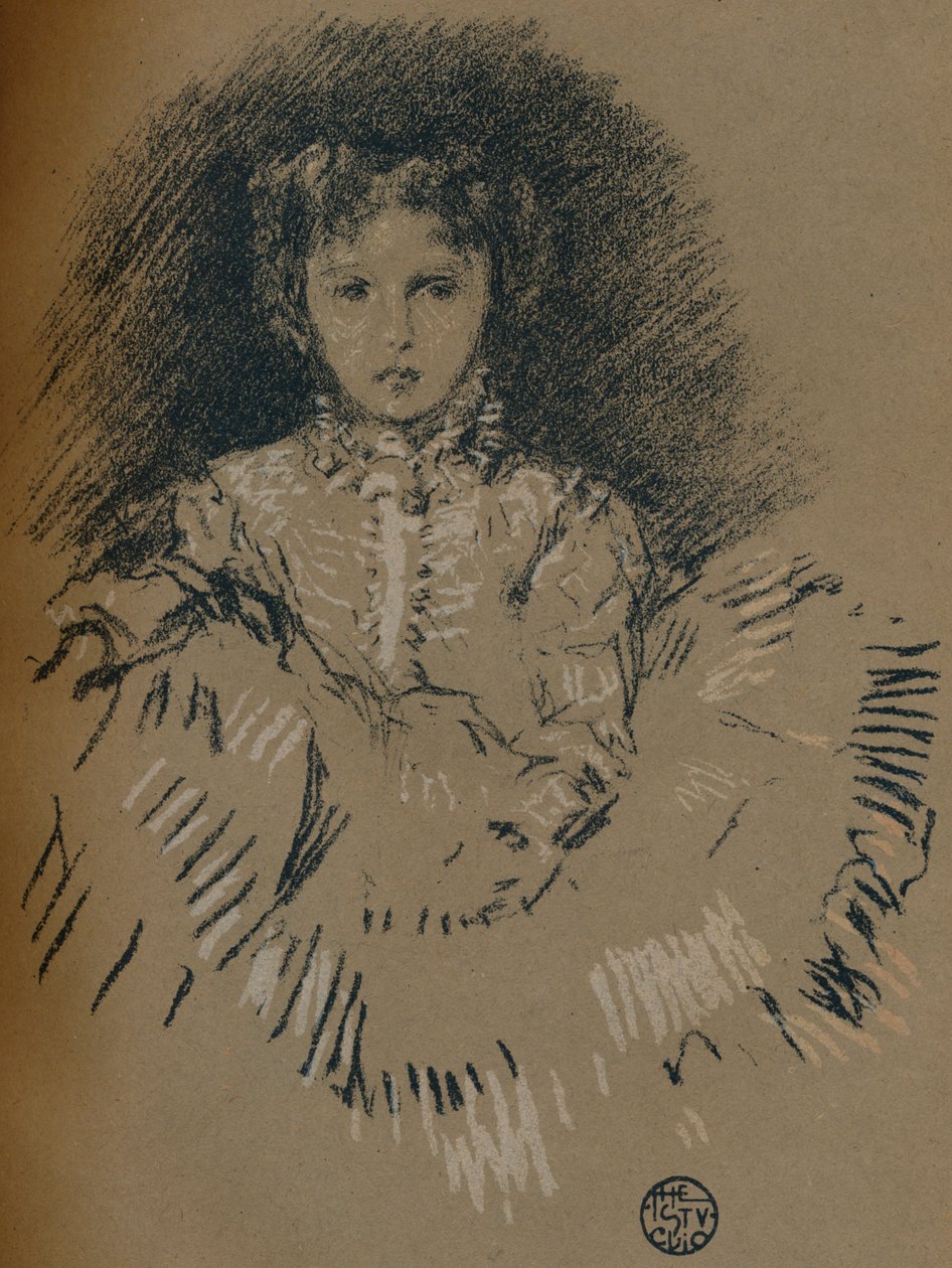 ベイビー・レイランド、1895年1903- 1904年。 作： ジェームズ・アボット・マクニール・ウィスラー