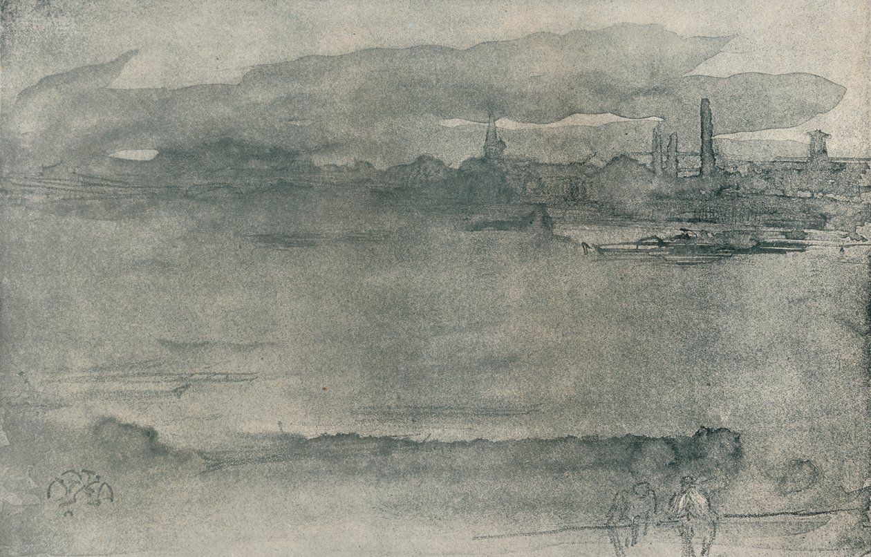 1878年、1904年の早朝 作： ジェームズ・アボット・マクニール・ウィスラー