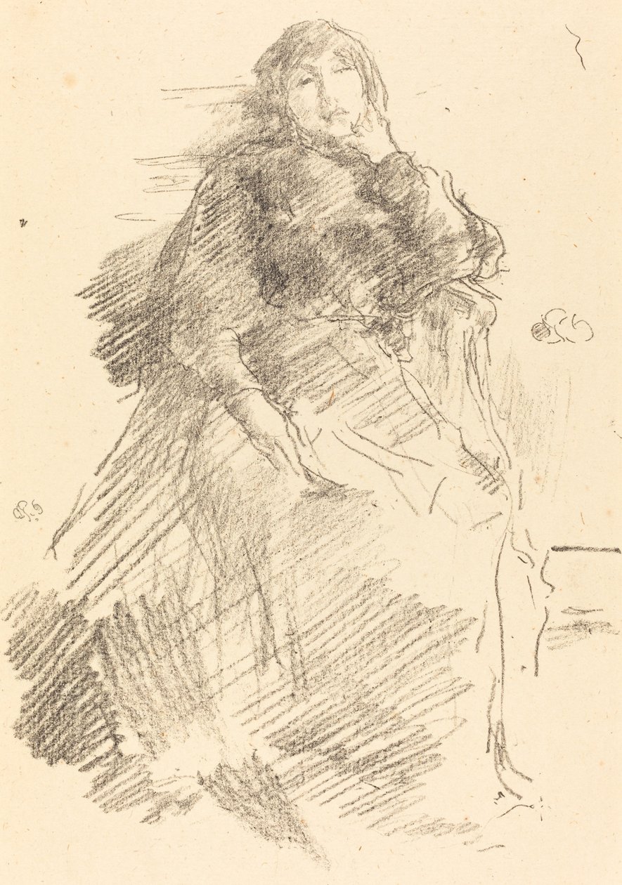 La Belle Dame Paresseuse, 1894年。 作： ジェームズ・アボット・マクニール・ウィスラー