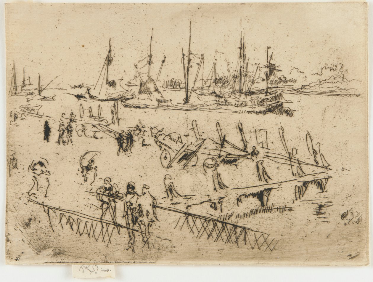 リトル・ドルドレヒト、1884年。 作： ジェームズ・アボット・マクニール・ウィスラー