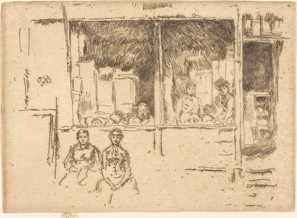 Melon-Shop, Hounsditch, c. 18861888. 作： ジェームズ・アボット・マクニール・ウィスラー