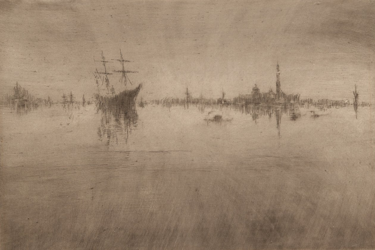 ノクターン、1879-80 作： ジェームズ・アボット・マクニール・ウィスラー