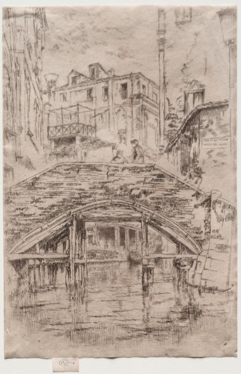 ピオバン橋、1886年。 作： ジェームズ・アボット・マクニール・ウィスラー