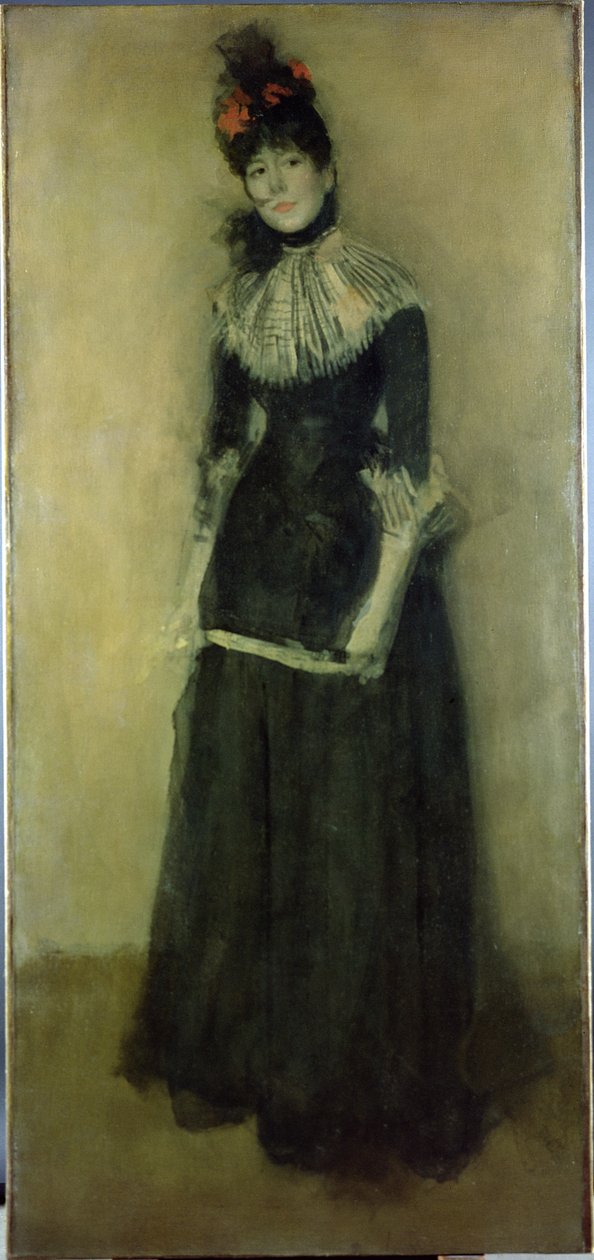 ローズエアージェント：ラジョリームティーヌ、1890年頃 作： ジェームズ・アボット・マクニール・ウィスラー