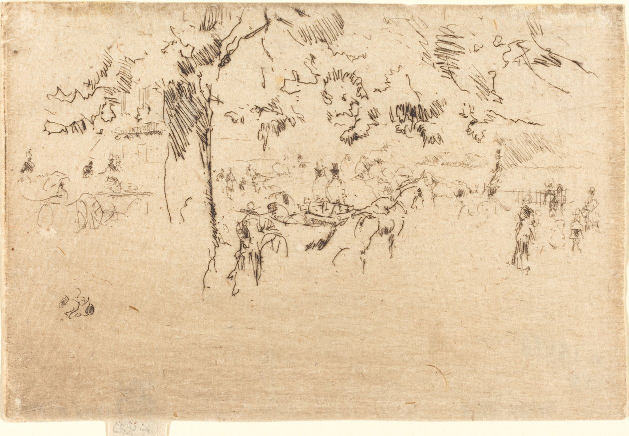 セントジェームズパーク、c。 18841886。 作： ジェームズ・アボット・マクニール・ウィスラー
