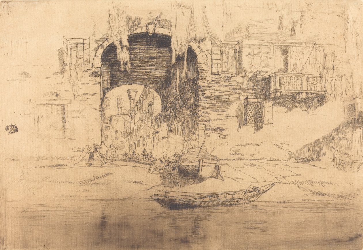 St.Blaise, 18791880. 作： ジェームズ・アボット・マクニール・ウィスラー