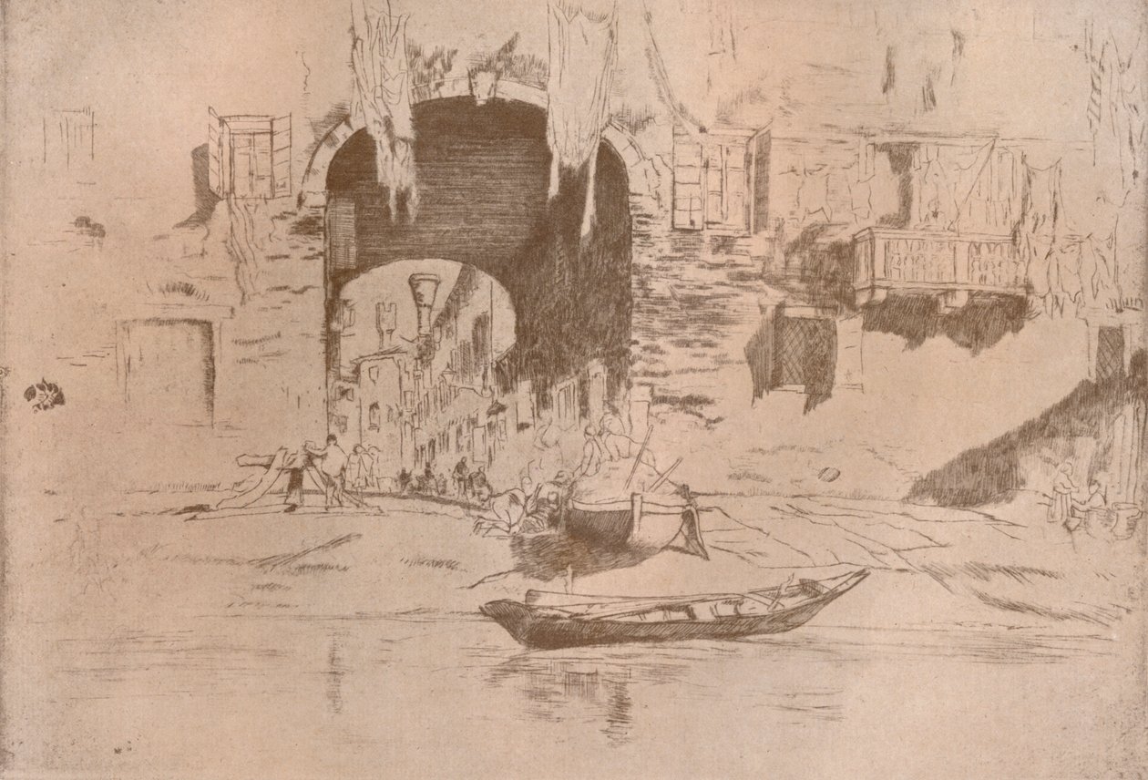 サンビアジオ、c1879、1904 作： ジェームズ・アボット・マクニール・ウィスラー