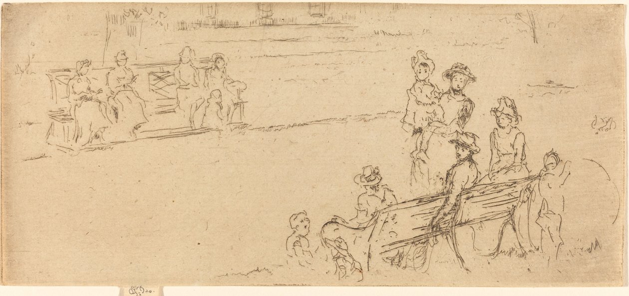 座席、グレイズイン、c。 18861888。 作： ジェームズ・アボット・マクニール・ウィスラー