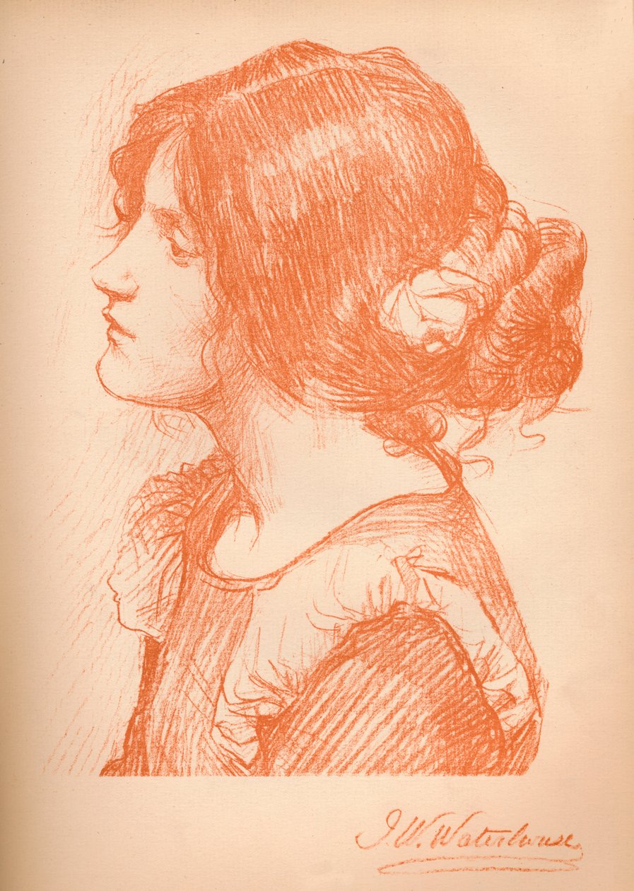 女性のスケッチc1885、1896 作： ジェームズ・アボット・マクニール・ウィスラー