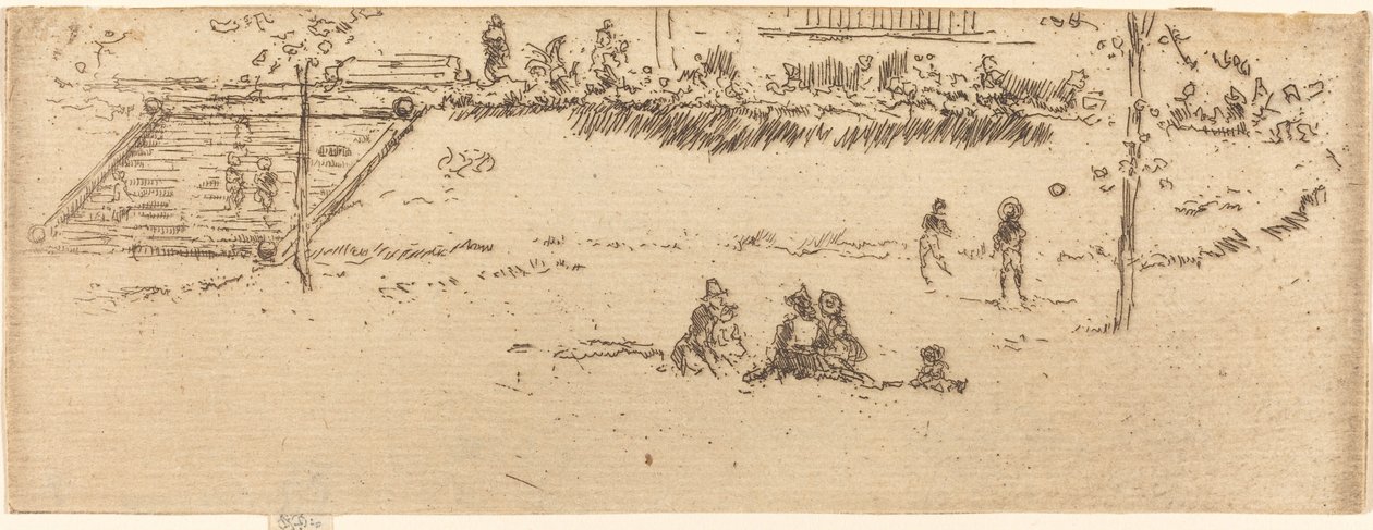 ステップス、グレイズイン、c。 18861888。 作： ジェームズ・アボット・マクニール・ウィスラー