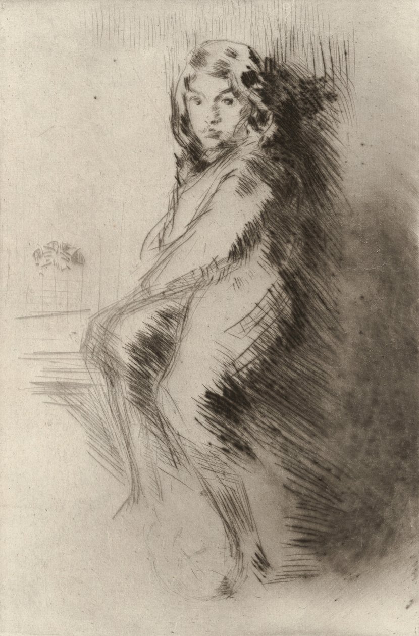 少年チャーリー・ハンソン、c。 18731875. 作： ジェームズ・アボット・マクニール・ウィスラー