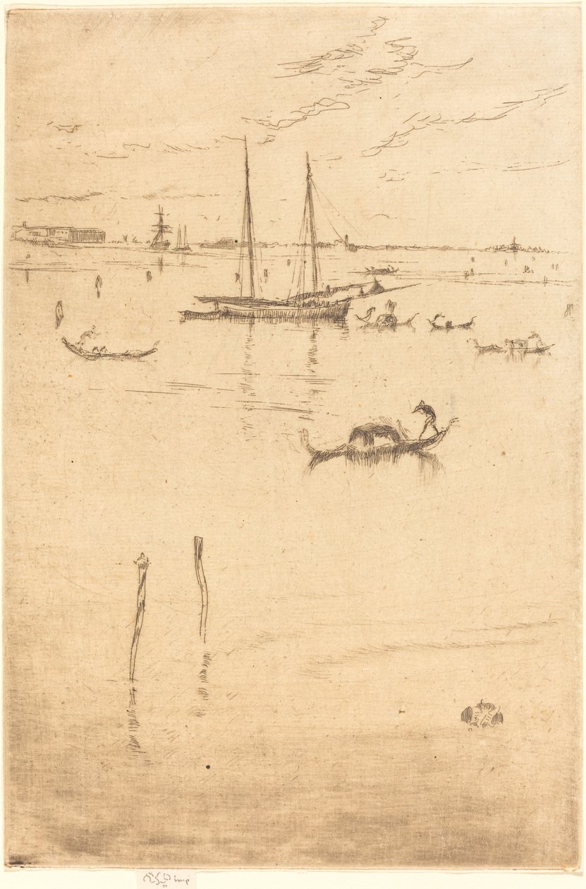 The Little Lagoon, 18791880. 作： ジェームズ・アボット・マクニール・ウィスラー
