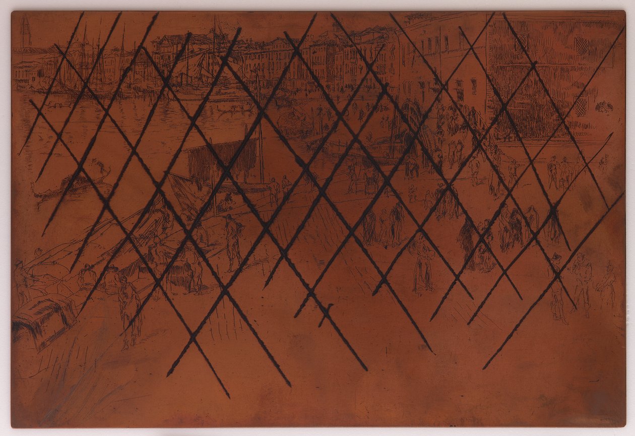 The Riva, No.1, 1879-1880. 作： ジェームズ・アボット・マクニール・ウィスラー