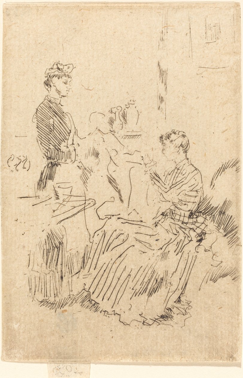 仕立て屋、c。 18841886。 作： ジェームズ・アボット・マクニール・ウィスラー