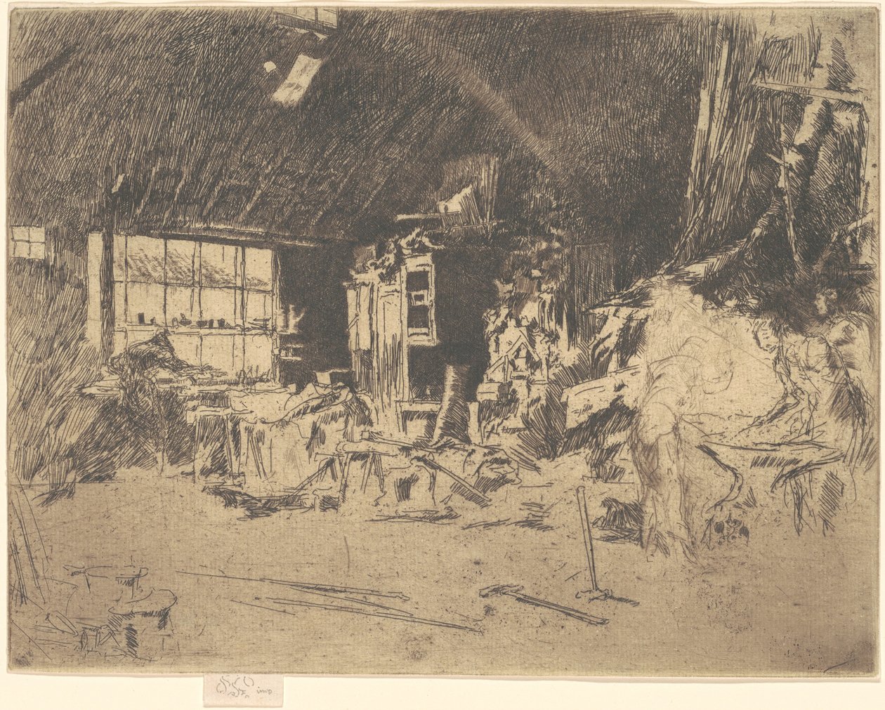 スミシー、1880年。 作： ジェームズ・アボット・マクニール・ウィスラー