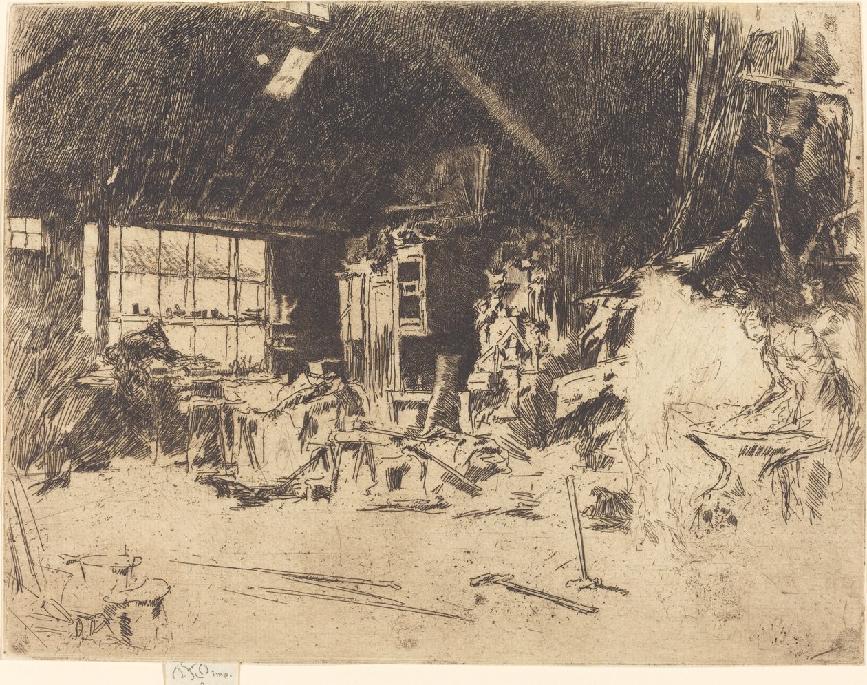 スミシー、c。 1880年。 作： ジェームズ・アボット・マクニール・ウィスラー