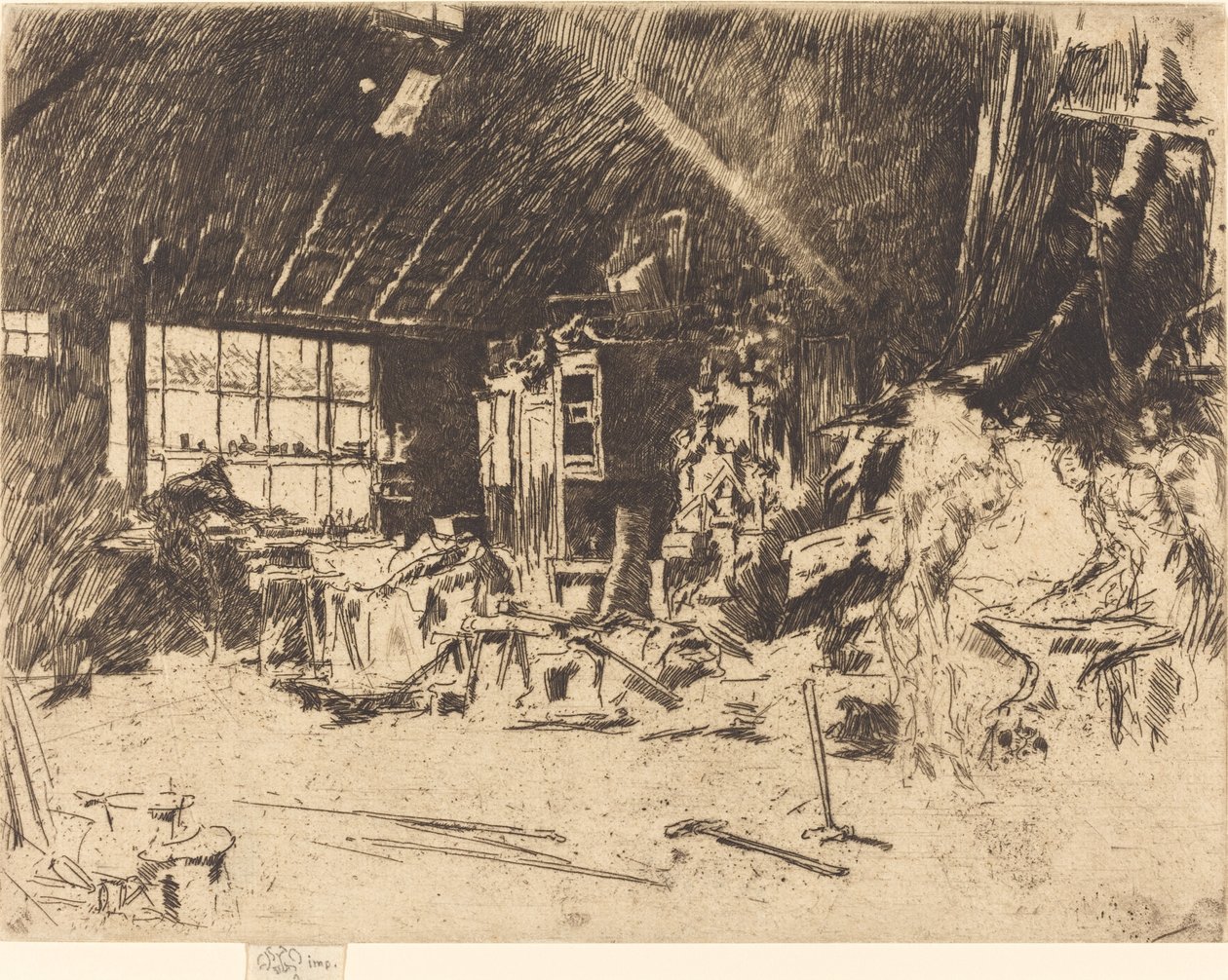 スミシー、c。 1880年。 作： ジェームズ・アボット・マクニール・ウィスラー