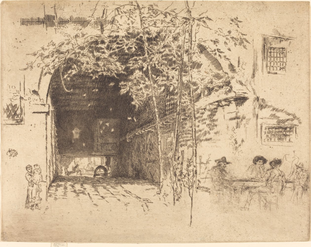 The Ferry, No.II, 18791880. 作： ジェームズ・アボット・マクニール・ウィスラー