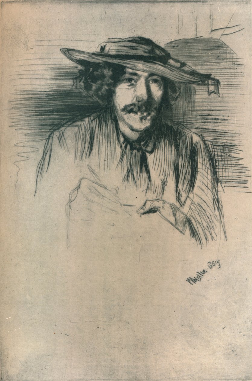 ウィスラー、1859、1904。 作： ジェームズ・アボット・マクニール・ウィスラー