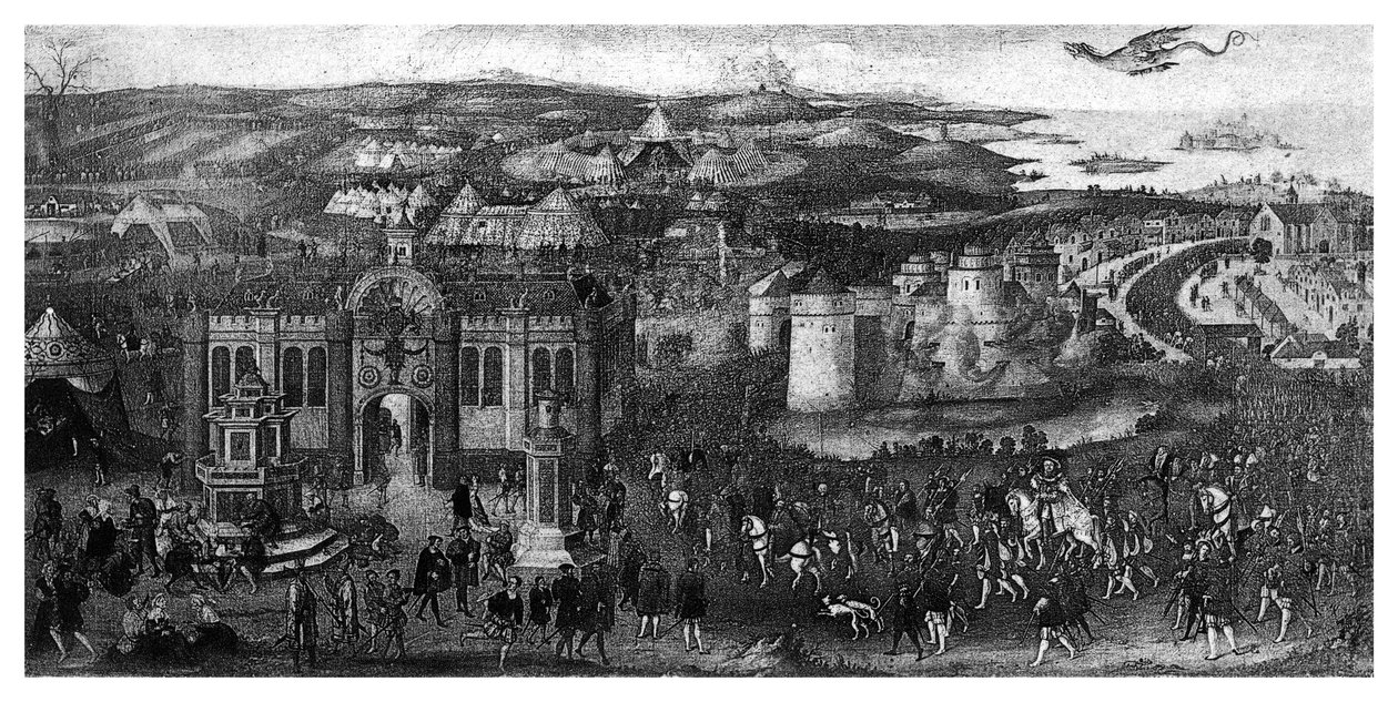 金の布地、1520年、1896年。 作： ジェームズ・バジールI