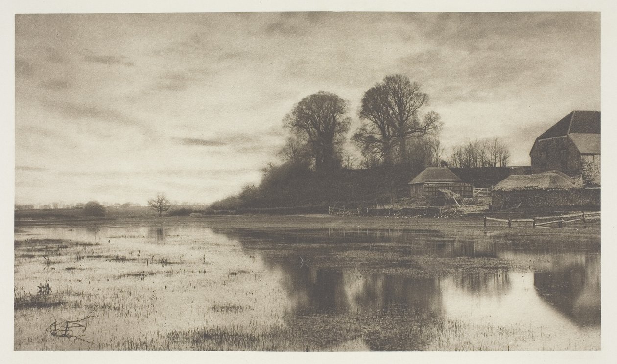 Eventide、c.1880 - 90、1890年4月に印刷 作： ジェームズブッカーブレイクモアウェリントン