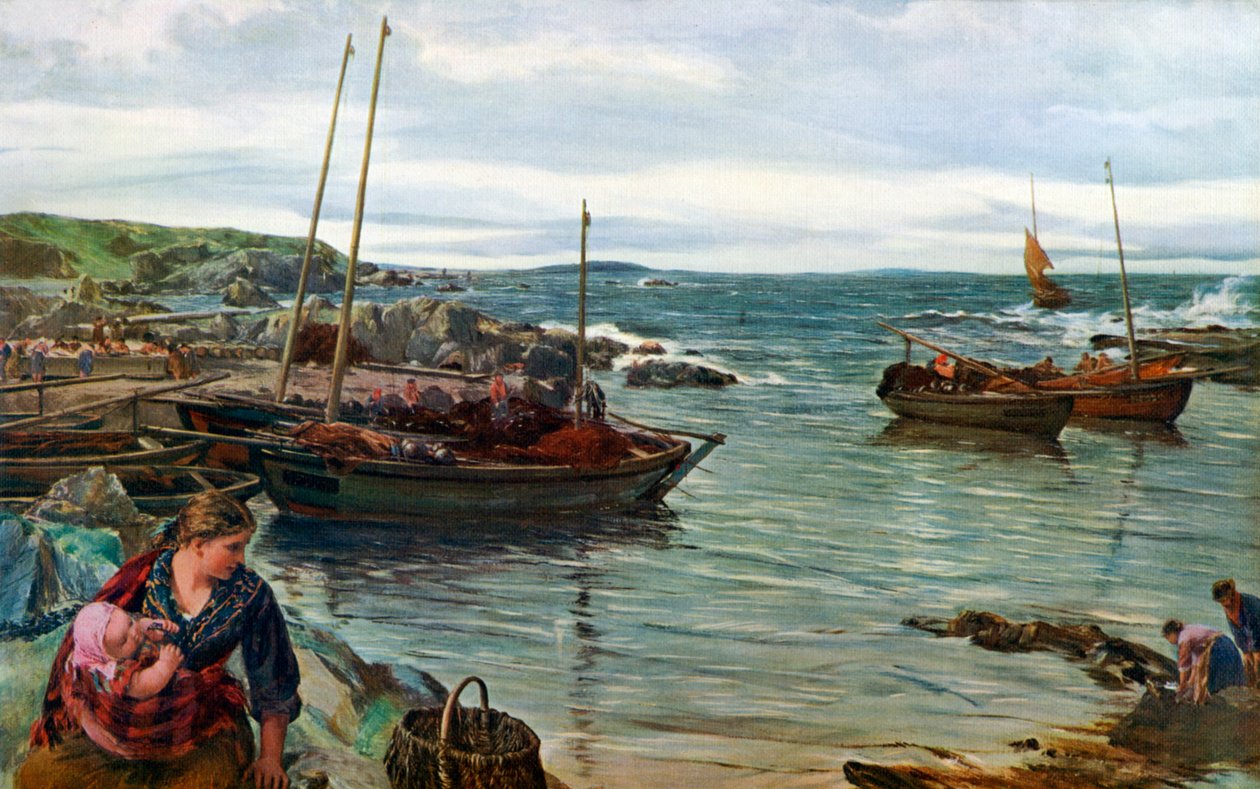潮の家、1880年、1912年。 作： ジェームズクラークフック