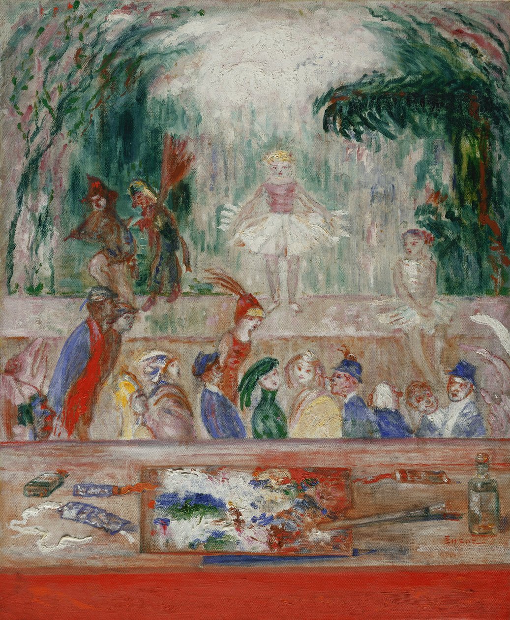 Rayons de Palette, c.1930 (oil on canvas)   1452152   ja       japanese Successfully Translated  Original: Colonna Gardens in Rome, by Giovanni Battista Piranesi (1720-1778) Translat: Colonna Gardens in Rome, by Giovanni Battista Piranesi (1720-1778) 14631 作： ジェームズ・アンソール
