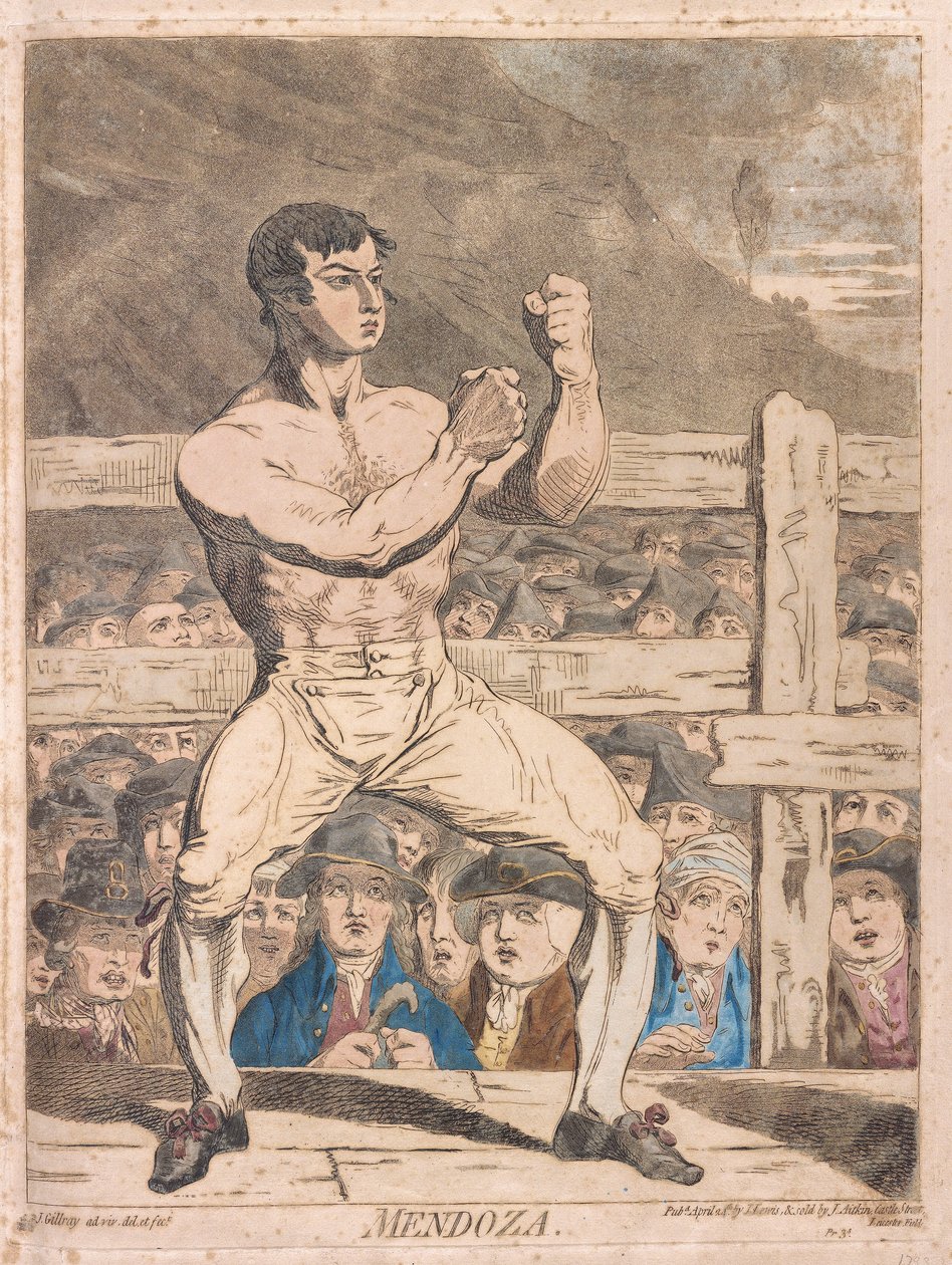 メンドーサ、1788年（手描きの彫刻） 作： ジェームズ・ギルレイ