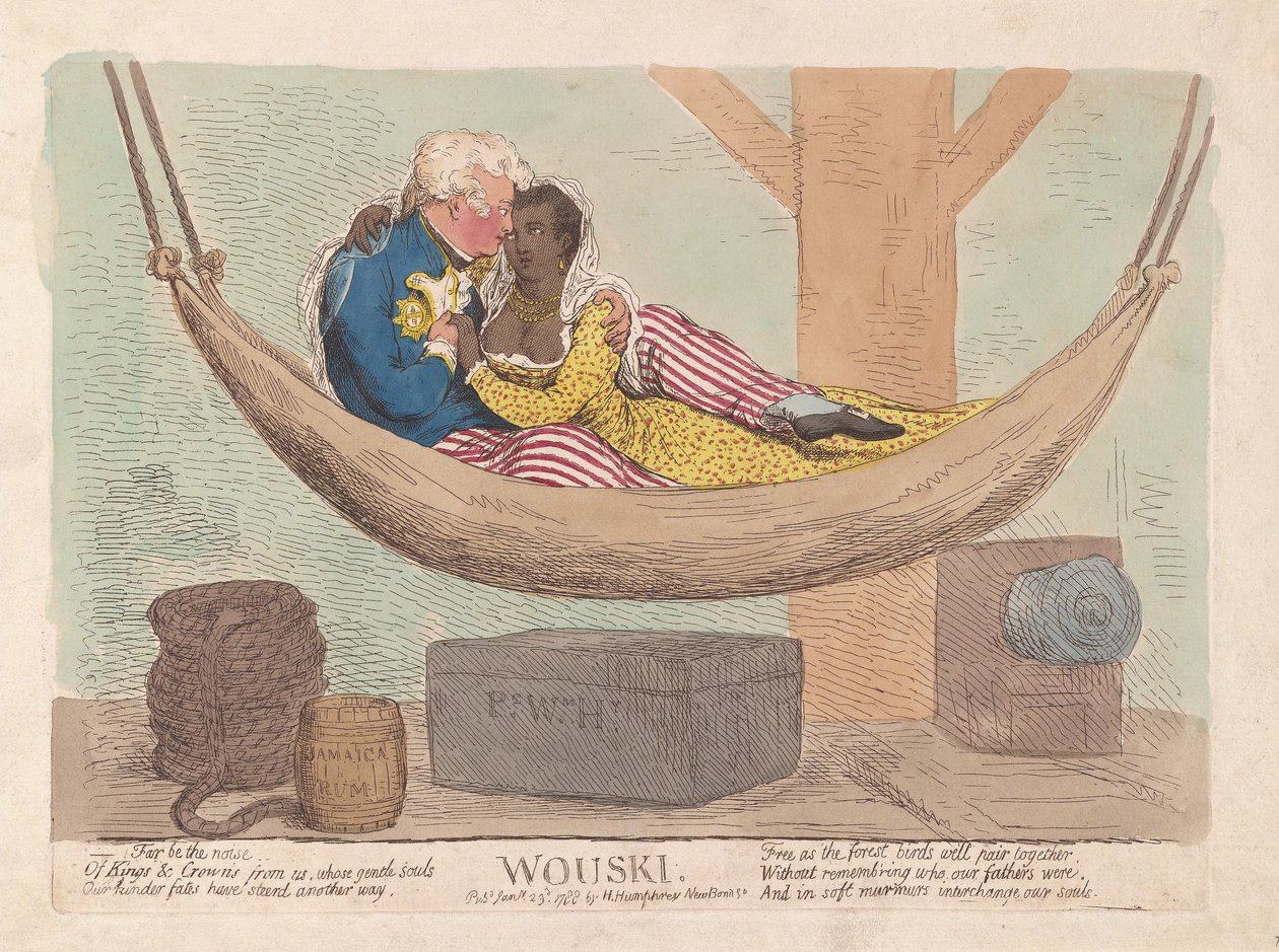Wouski、パブ。 1788（手彫り彫刻） 作： ジェームズ・ギルレイ