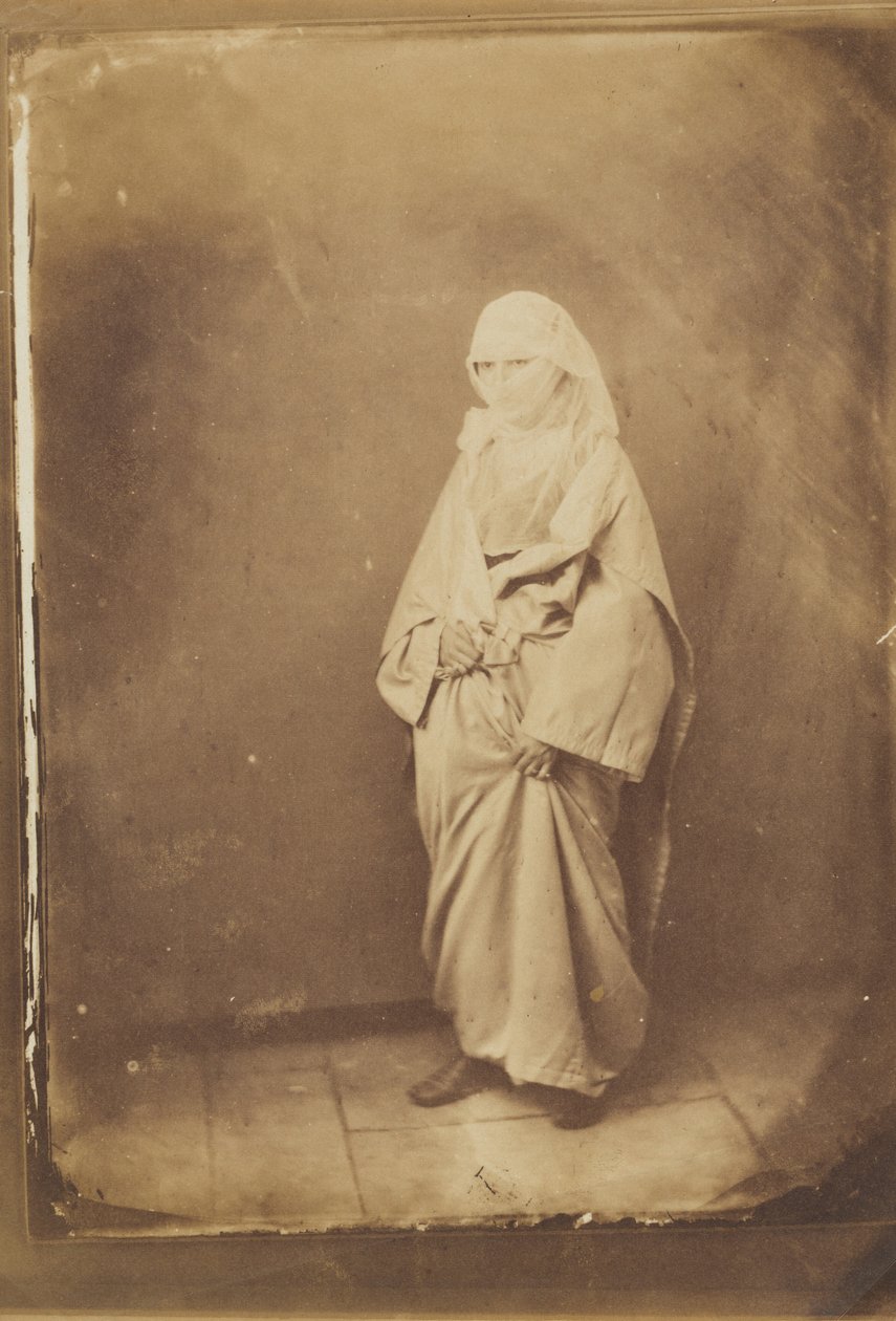 女性の肖像,c.1855年（写真） 作： ジェームズ・グラハム
