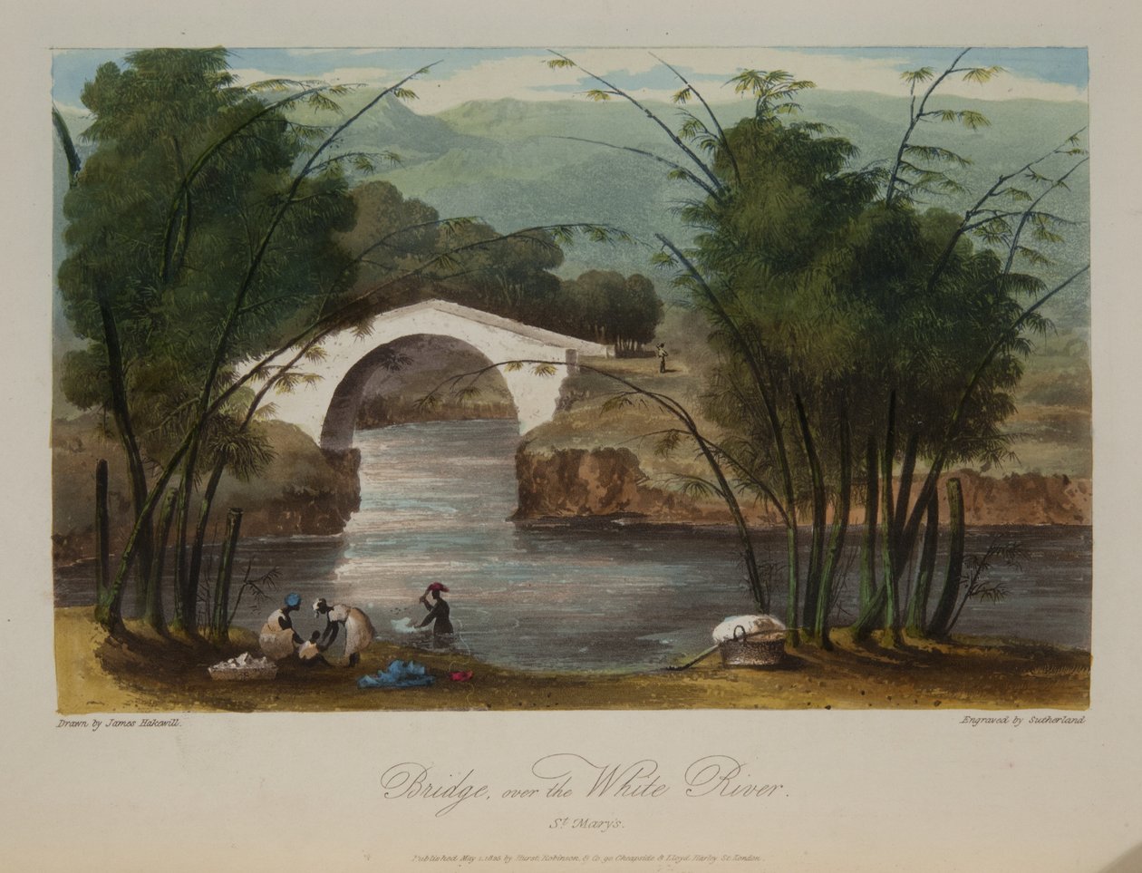 ホワイト川にかかる橋 作： ジェームズ・ヘイクウィル