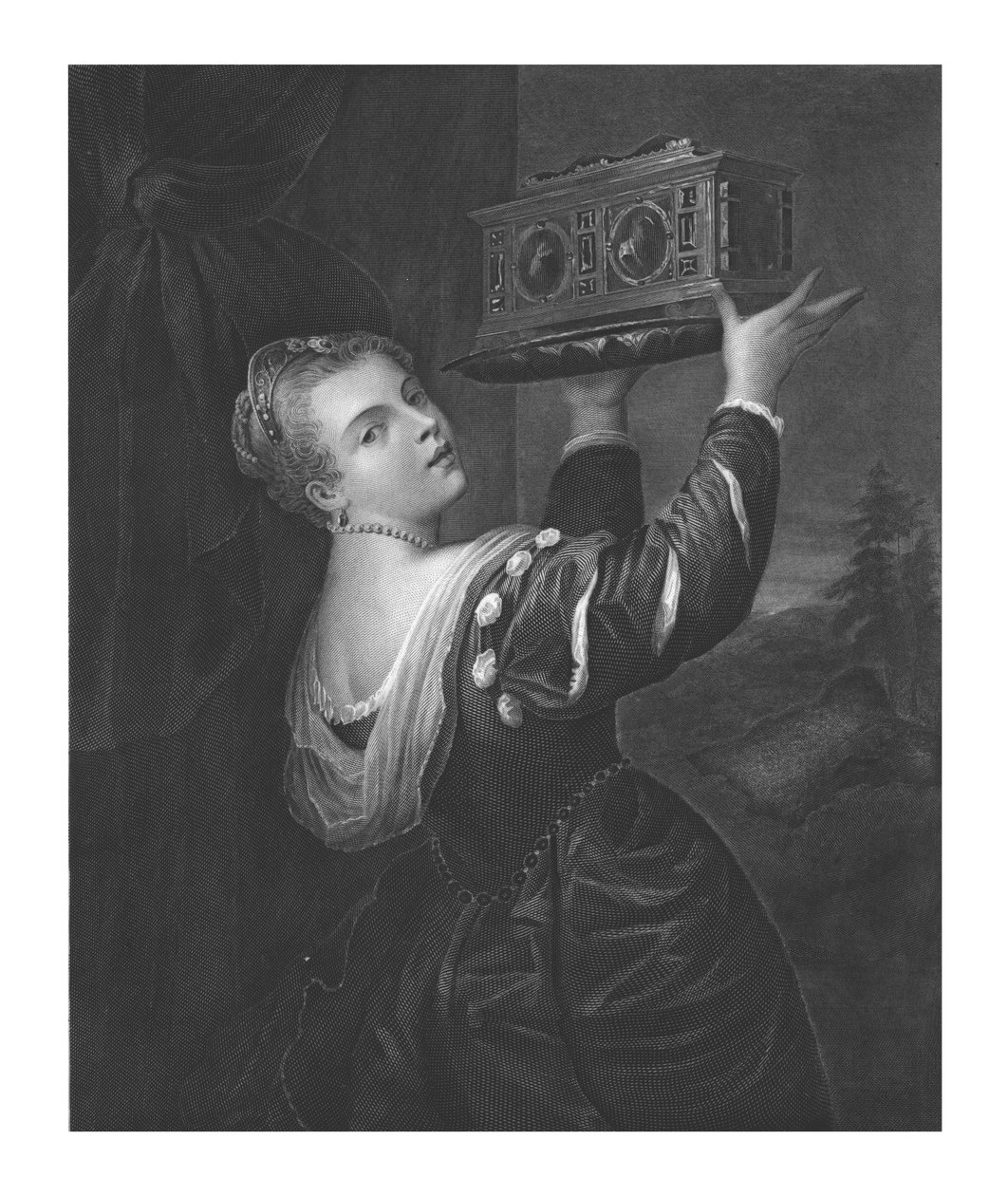 Titians Daughter、1795。 作： ジェームス・ヒース