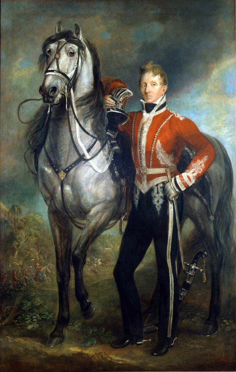 ジョージ・カニンガム少佐（1783-1838）1820年頃 作： ジェームス・ハウ