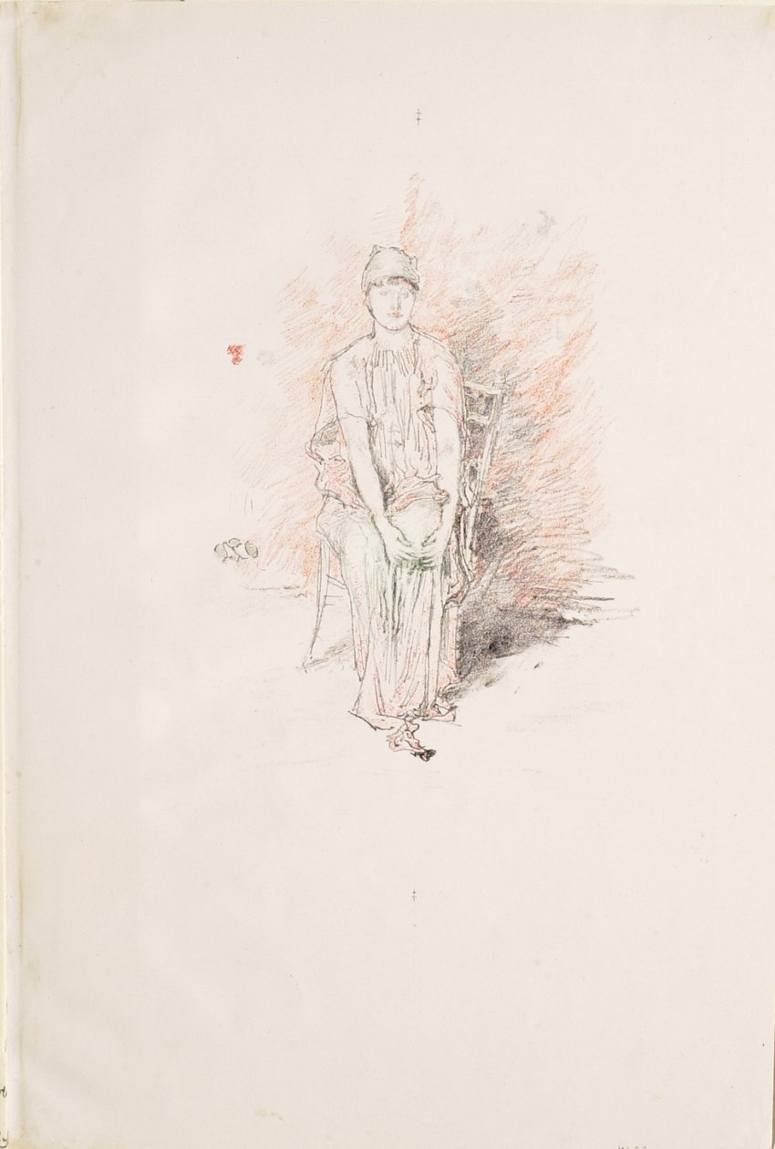 色彩による人物習作 作： ジェームズ・マクニール・ホイッスラー