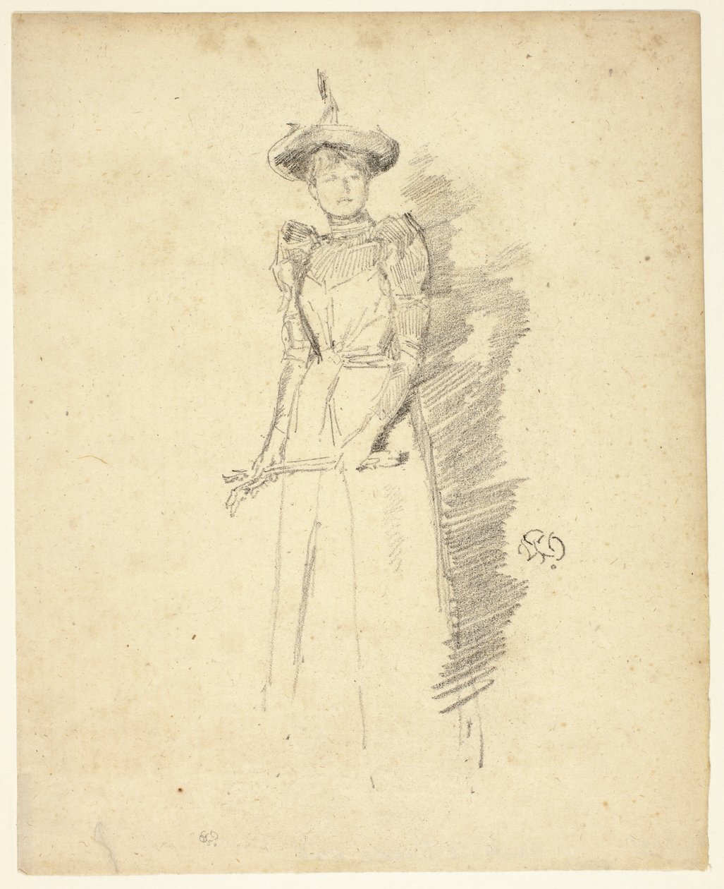 スウェーデンの手袋 作： ジェームズ・マクニール・ホイッスラー
