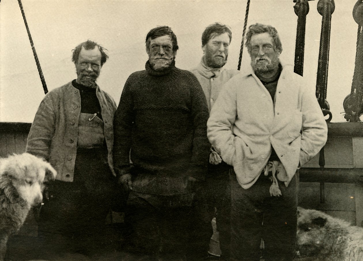 「ニムロド号に乗ったサザン パーティー」、1909 年 作： ジェームズマレー