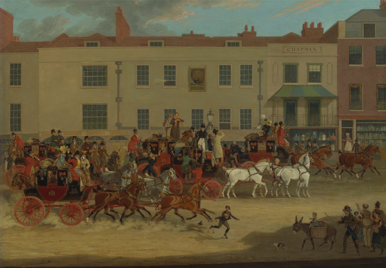 North Country Mails no Peacock, Islington 作： ジェームズ・ポラード